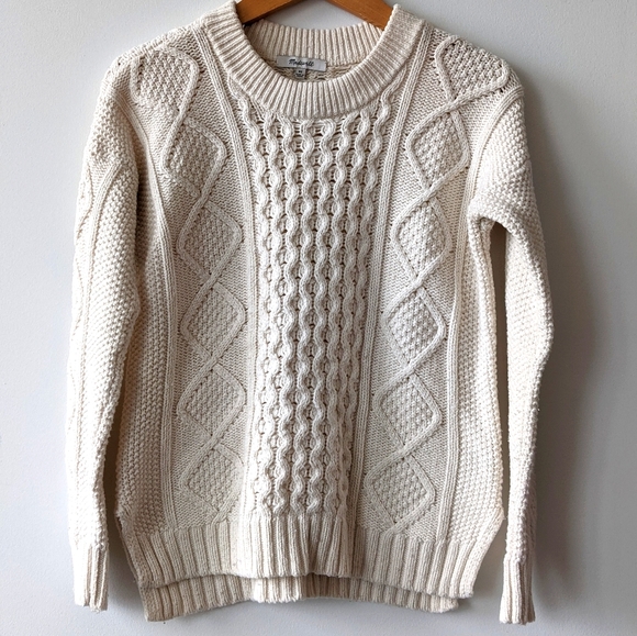 Madewell Sweaters - Madewell Fisherman's Sweater XS